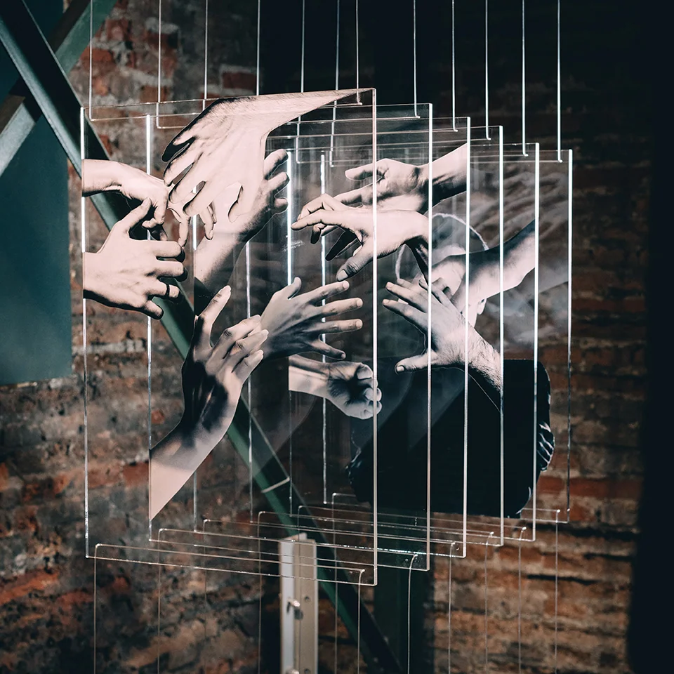 Parallel Actions - Muzaffer Malkoç, Seven Plexiglass Panels Installation - View 5