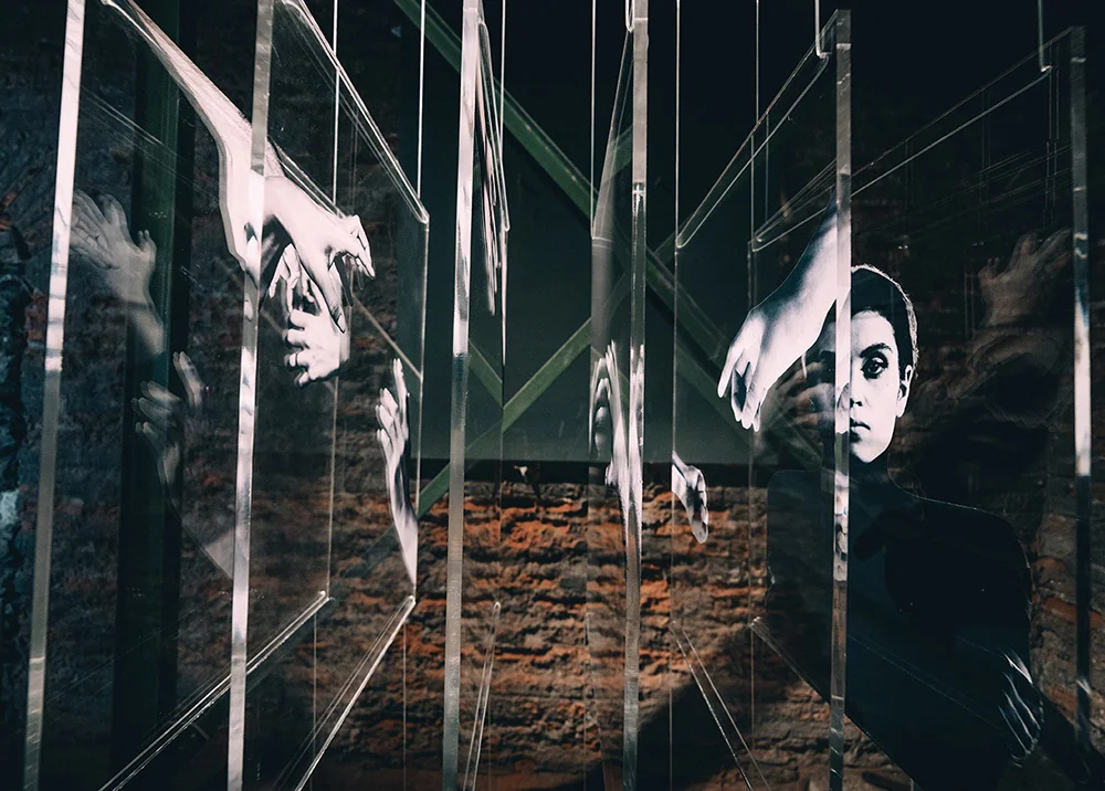 Parallel Actions - Muzaffer Malkoç, Seven Plexiglass Panels Installation - General View