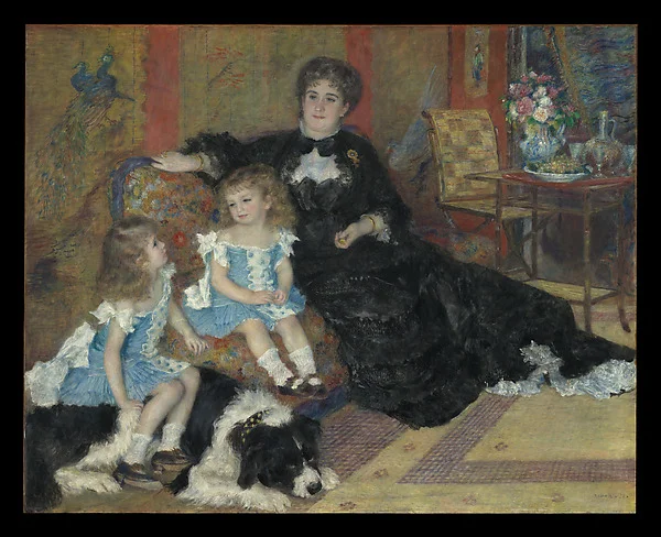 Madame Georges Charpentier and Her Children by Auguste Renoir