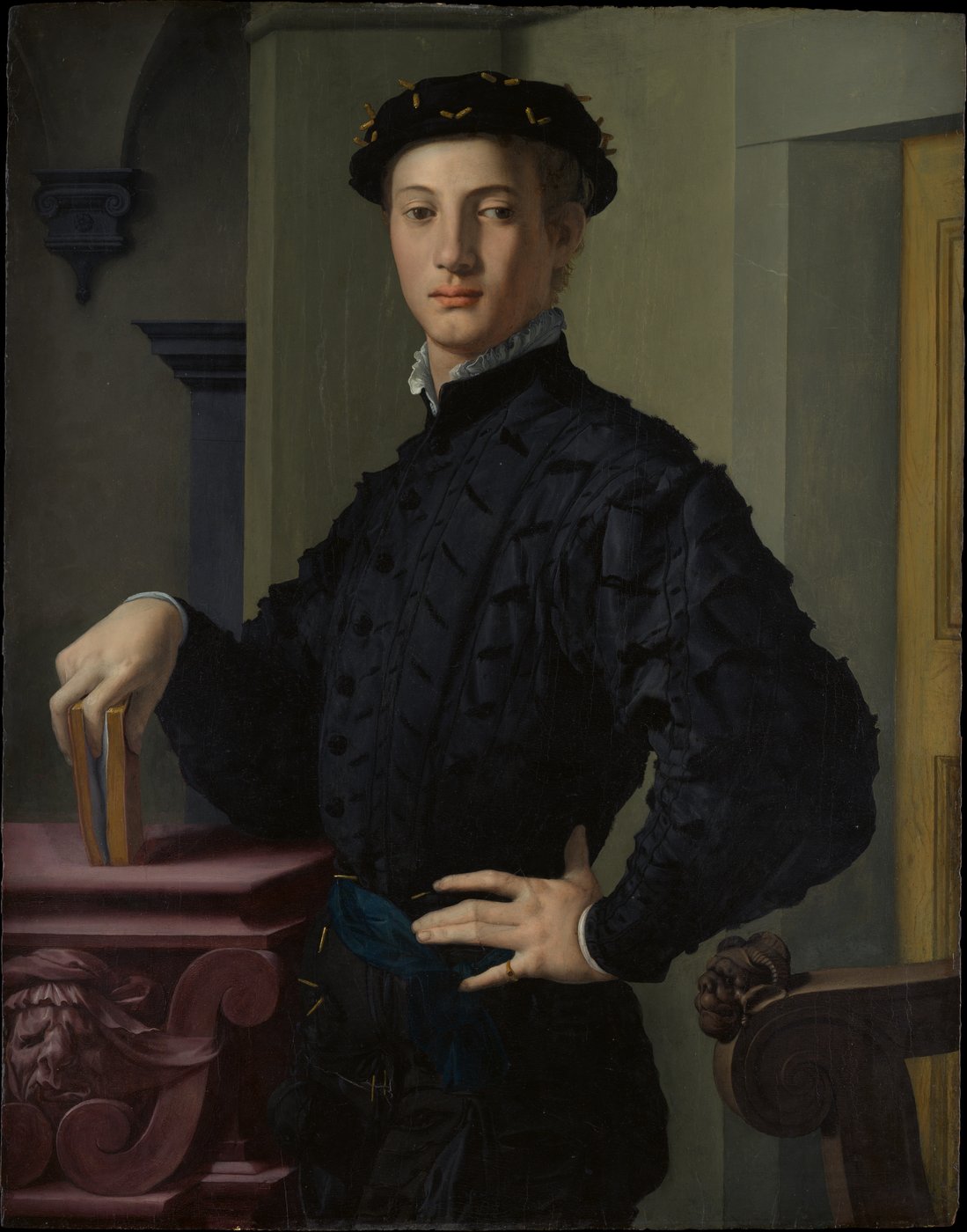 Agnolo Bronzino, Portrait of a Young Man, 1530s. Oil on wood.