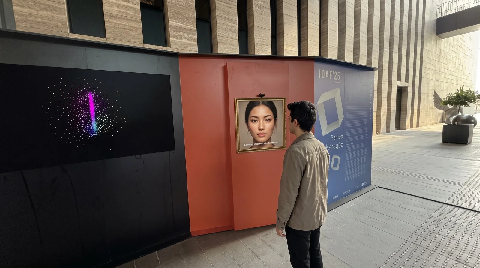Person A (Interactive Biometric Installation) by Muzaffer Malkoç