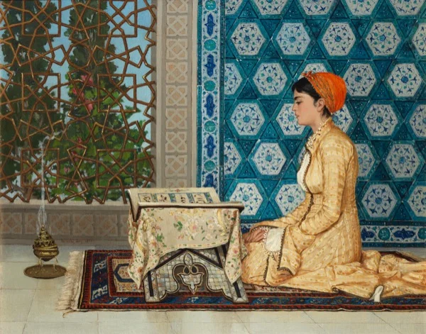 Kitap Okuyan Kız - Osman Hamdi Bey