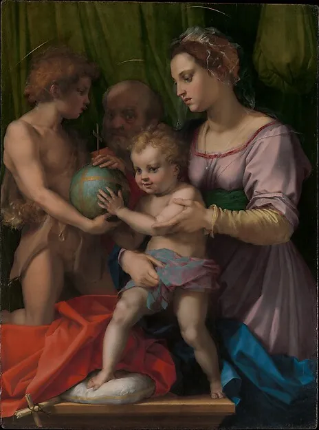 The Holy Family with the Young Saint John the Baptist - Andrea del Sarto (Andrea d'Agnolo)