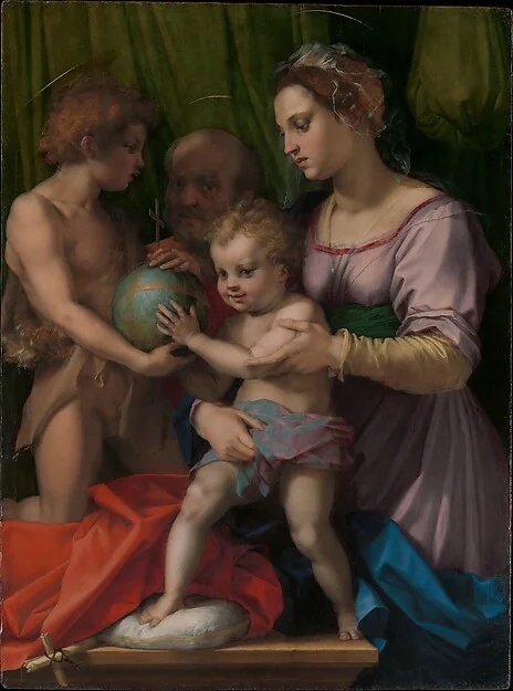 The Holy Family with the Young Saint John the Baptist - Andrea del Sarto (Andrea d'Agnolo)