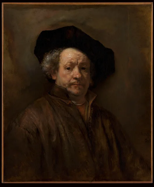 Self-Portrait - Rembrandt (Rembrandt van Rijn)