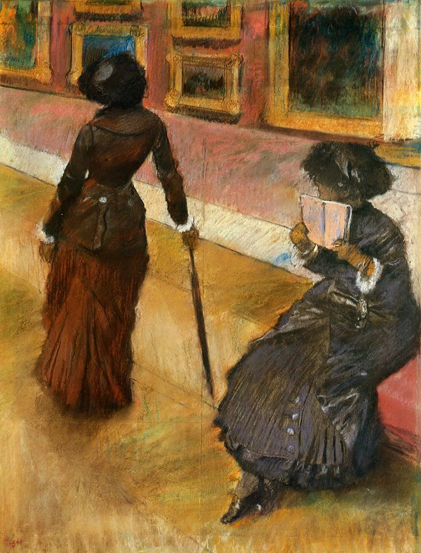 Mary Cassatt Louvre’da (Resim Galerisi) - Edgar Degas